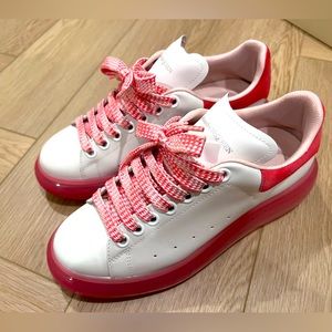 Alexander McQueen white pink sneaker